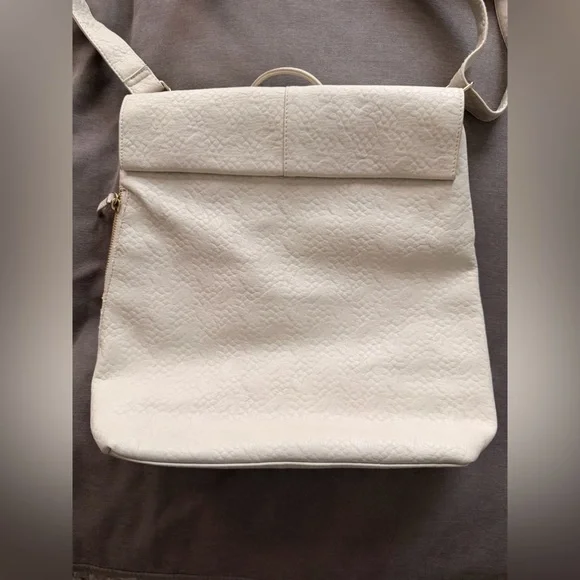 POVERTY FLATS by rian Cream Satchel - Picture 4 of 9